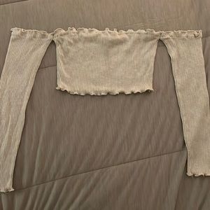 Fashion Nova Long sleeve off shoulder top